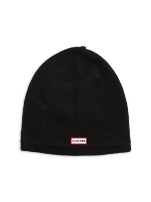 HUNTER играть вафли трикотажа логотип Beanie новый с Ярлыками - Изображение 1 из 4