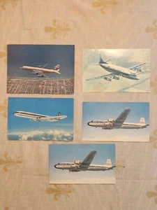 Vintage Aviation 1950's Postcards United Airlines Japan Air France Airport Color - Picture 1 of 11