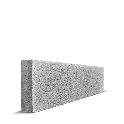 Palette 6 Stück Granit Rasenkante Bordstein 100×25×8 cm | Kante Garten Gehweg - Bild 1 von 4