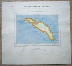 1894 mapa de Perron Georgia del Sur, Océano Atlántico Sur, #168 - Imagen 1 de 1
