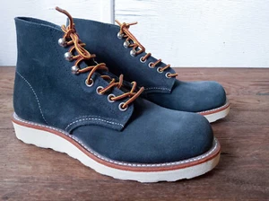 Red Wing 8154 Schnürstiefel Arbeitsstiefel Navy Wildleder 24 cm US5 - Bild 1 von 11