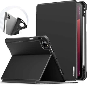 Infiland Shockproof Multiple Angle Stand Case for 2020 iPad Pro 11 NEW Black - Picture 1 of 7