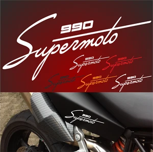 2 Supermoto Aufkleber 20x 9 cm  passend für KTM Supermoto 690 990 Zahl wählbar - Bild 1 von 2