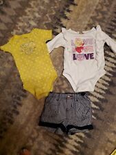 3 Piece baby girl clothes 18 months Mixed Brands Pre-owned 