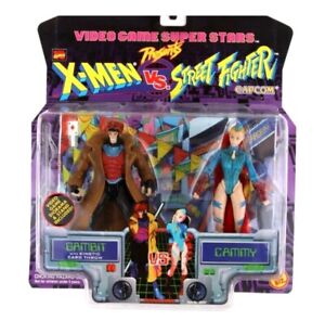Vintage ToyBiz Marvel  X-Men Vs. Street Fighter Gambit Vs. Zangief (Cammy) 