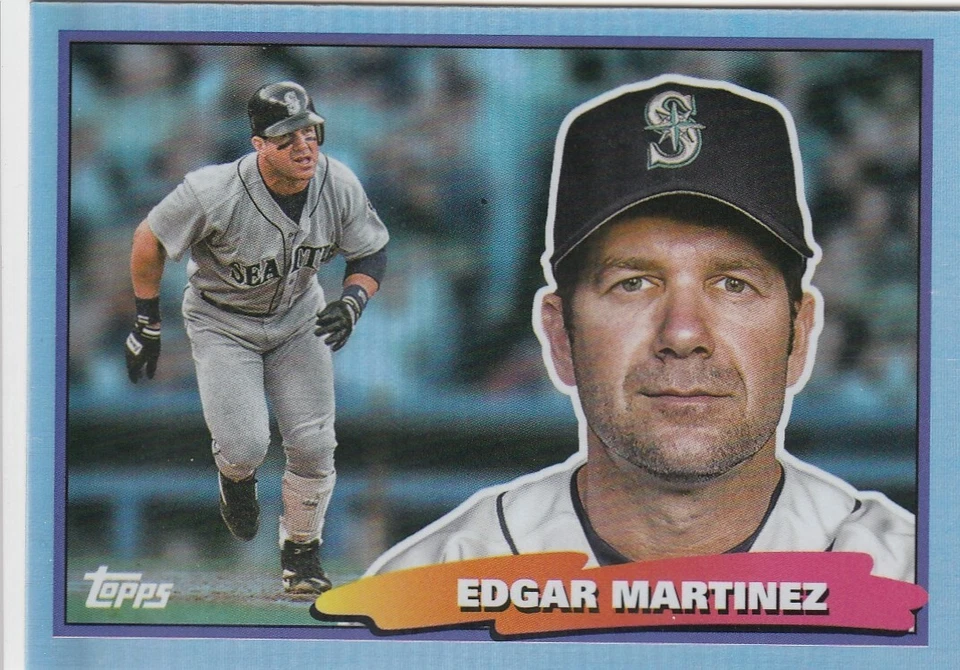 EDGAR MARTINEZ TOPPS ARCHIVES 1988 BIG FOIL SEATTLE MARINERS #32 2022 22 - Image 1 of 1
