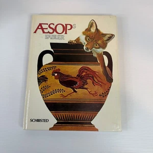 Aesops Fabler 1979 Vintage Illustrated Hardcover Norwegian Children's Book - Picture 1 of 22