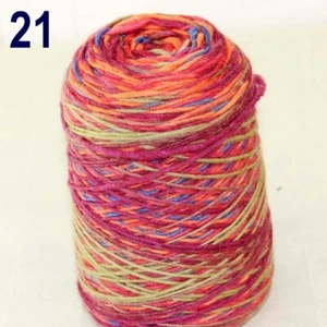 Sale New Multi Color 1Cone 500g Woolen Thick Yarn Hand Scarves Crochet Yarn 21 - Picture 1 of 12