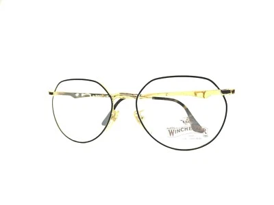 Monture Pour Lunettes De Vue Homme Métal Années 90 Vintage Femme Or Italie - Photo 1/4