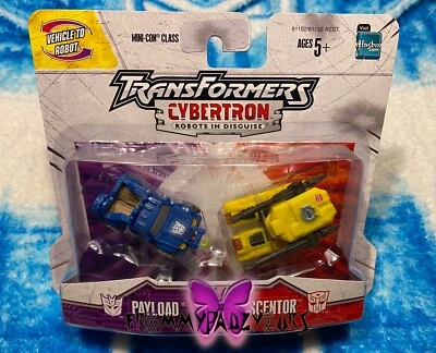 Transformers Cybertron Payload vs. Ascentor Mini-Con Pack MOSC ARTÍCULO REAL ¡LEER! Foto 1 de 4