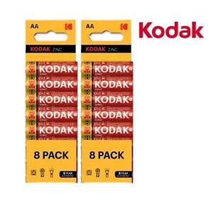 16 batterie originali Kodak AA zinco perfette per telecomando, orologi piccoli elettrodomestici - Foto 1 di 4