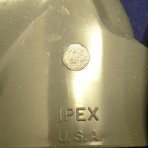 LOT OF 3 NEW IPEX 2" SCH 80 ELBOWS ASTM D2464 PVC-1 THREADED - Picture 1 of 3