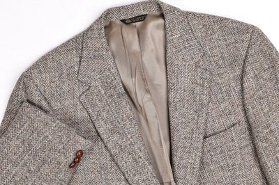 Chaqueta Blazer Vintage Harris Tweed Personalizada Tweed Espiga Multicolor 43 S Foto 1 de 4