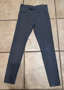 Justice Girls Size 10 Gray Ankle Athletic Leggings Comfortable Casual - Picture 1 of 8