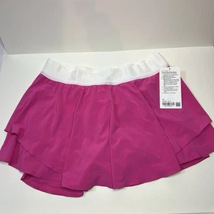 Neu mit Etikett lululemon Court Rival HR (hohe Leibhöhe) Rock Größe 12 pink - Bild 1 von 14