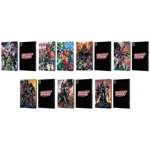 JUSTICE LEAGUE DC COMICS COMIC BOOK COVERS LEATHER BOOK CASE FOR APPLE iPAD - Picture 1 of 13