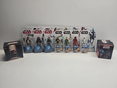 Lote de 9 figuras de acción Star Wars Force Link & Resistance en tarjeta nuevas en paquete  Foto 1 de 4