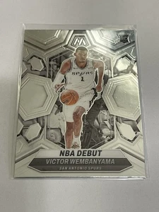 2023-24 Mosaic Victor Wembanyama RC Rookie NBA Debut #257 Spurs - Bild 1 von 2