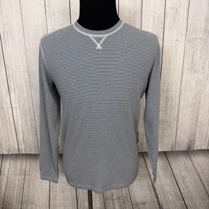 Maglione leggero pullover Bonobos uomo grande slim fit blu e bianco a righe - Foto 1 di 6