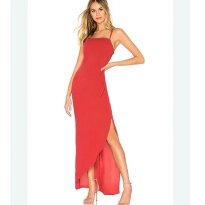 BCBGeneration Strappy Maxi Dress Red Sz 8 Party Cocktail Dress Wedding Guest NWT - Image 1 of 4
