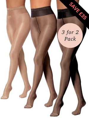 Wolford Neon 40 Multi-Shade 3 para paquete de 2 Foto 1 de 2