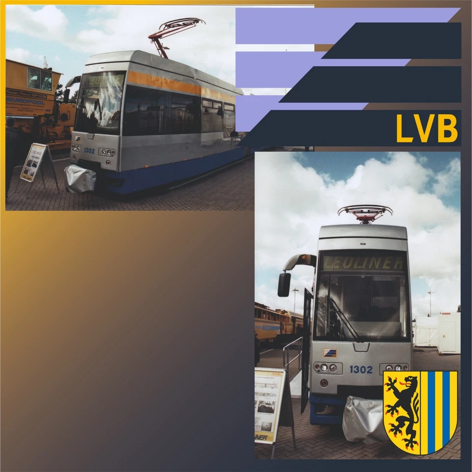 2 Fotos, LVB, Leoliner Prototyp 1302, Innotrans 2004 - Bild 1 von 1