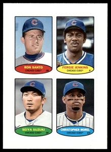 2023 Topps Heritage Santo Jenkins Seiya Suzuki Morel 1974 Baseball Stamps Cubs - Picture 1 of 2