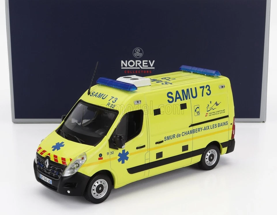 1/43 NOREV - RENAULT - MASTER VAN SAMU AMBULANCE 2014 518788 - Immagine 1 di 1
