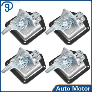 4Pcs Stainless Steel Polish T-Latch w/2 Keys for Tool Box Lock RV Door Latch - Imagen 1 de 14