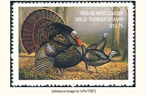 D2K Wisconsin Wild Turkey 1989 $13.75 - Image 1 of 1