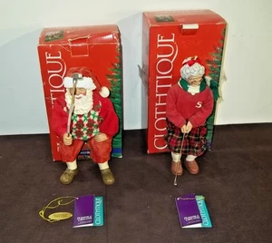 2 Clothtique Golf 15062 Santa On The Green 713203 While Santas Away - Bild 1 von 3