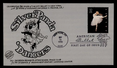 DR WHO 1998 FDC DANCE BALLET BENNETT CACHET M56304 - Image 1 of 2