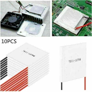 10x TEC1-12706 Peltierelement 12V 60W Arduino TEC Modul Thermoelektischer Kühlen - Bild 1 von 10