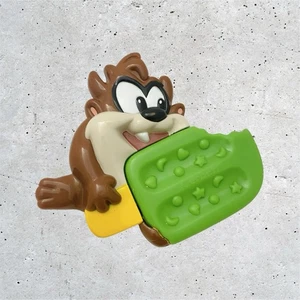 Vintage 1999 Warner Bros Looney Tunes Baby Taz Tazmanian Popsicle Baby Rattle - Picture 1 of 9