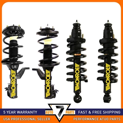 Puntales delanteros y traseros Monroe con conjunto de resorte helicoidal para Honda CR-V 2002-2006 Foto 1 de 4
