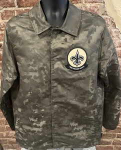 Nike NFL On Field Apparel New Orleans Saints Salute to Service Mens Large Jacket - Picture 1 of 10