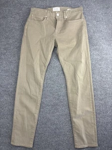 Frame L'Homme Slim Jeans Herren 30 Stone Beige Stretch Freizeithose LMH870 - Bild 1 von 8