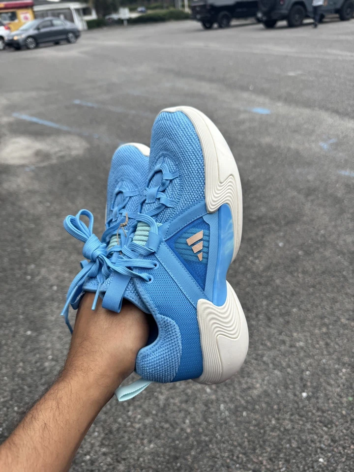 Adidas Women's Basketball Shoes Exhibit Select Mid Semi Blue Burst size 7.5 - Image 1 of 4