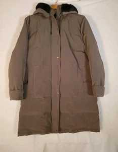 Chaqueta para mujer Centigrade marrón grande con cremallera y relleno de plumas abrigo parka nueva con etiquetas - Imagen 1 de 12