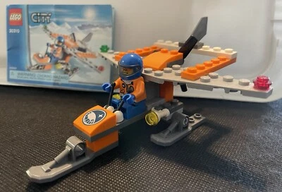 Lego city 30310- Arctic scout plane Mini Set- used- Complete With Instructions  - Image 1 of 4