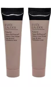 2✖ Estee Lauder Futurist Aqua Brilliance Watery Glow Primer .5 oz/15 ml each NEW - Picture 1 of 1