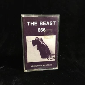 RARE • THE BEAST 666 • C60 Cassette Tape 1983 AUSTRIA Nekrophile Rekords  - Picture 1 of 9