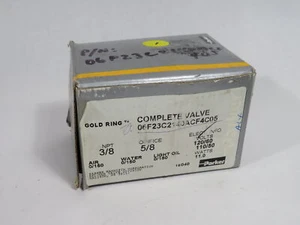Parker 06F23C2140ACF4C05 Solenoid Valve 120V@60Hz 110V@50Hz 3/8" NPT NEW - Picture 1 of 3