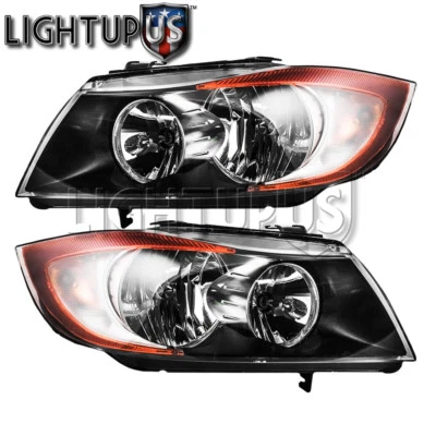 Left Right Sides Pair Halogen Head Lights for 2006-2008 BMW 325I 328I 330 335 M3 Foto 1 de 2