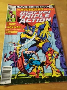 The Avengers starring in marvel triple action no.43 comic Derek - Picture 1 of 4