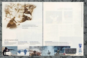 Medal of Honor Allied Assault Spearhead PC 2-seitig Original 2002 Vintage Print Ad - Bild 1 von 1