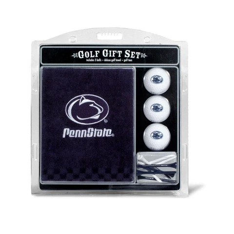 Penn State Nittany Lions Golf Gift Set with Embroidered Towel [NEW] Ball Tee Cover