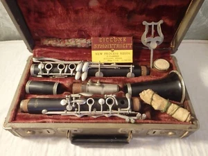 Vintage in Original Case Clarinet Stamped Berthiot Paris - Picture 1 of 10