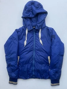 TRUE RELIGION Blue Puffer Jacket Coat Men’s Size Small - Imagen 1 de 12
