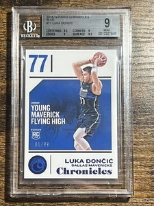 Panini Chronicles Luka Doncic 2018-19 azul/99 como nuevo BGS 9 - Imagen 1 de 3